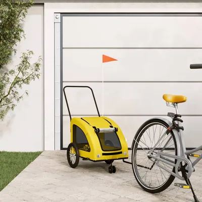 vidaXL Remorque de vélo pour chien Oxford