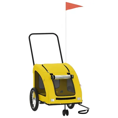 vidaXL Remorque de vélo pour chien Oxford