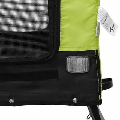 vidaXL remorque de vélo pour animaux de compagnie Fer