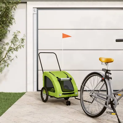 vidaXL Remorque de vélo pour chien Oxford