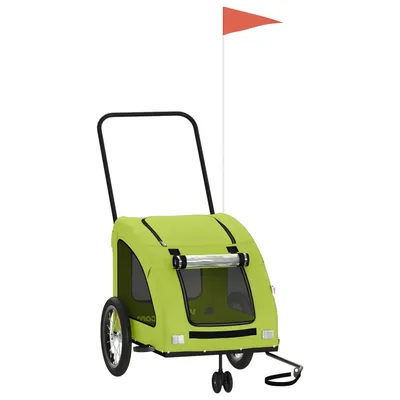 vidaXL remorque de vélo pour animaux de compagnie Fer