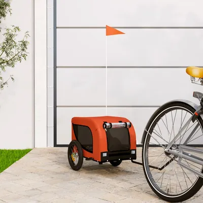 vidaXL remorque de vélo pour animaux de compagnie Fer vidaXL remorque de vélo pour animaux de compagnie Fer