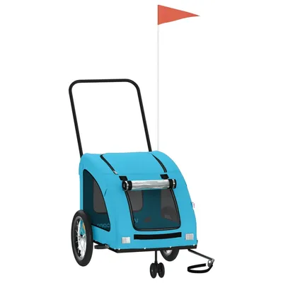 vidaXL remorque de vélo pour animaux de compagnie Fer vidaXL remorque de vélo pour animaux de compagnie Fer