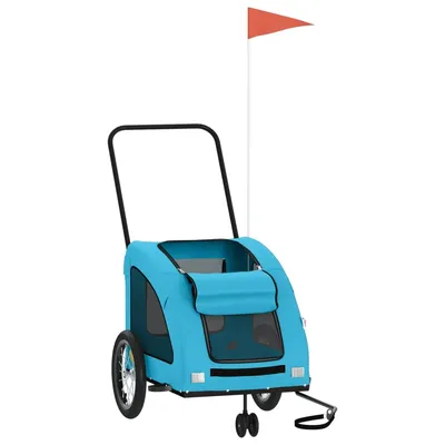 vidaXL Remorque de vélo pour chien Oxford