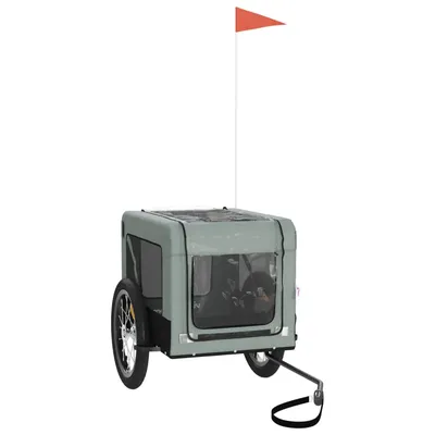 vidaXL remorque de vélo pour animaux de compagnie Fer vidaXL remorque de vélo pour animaux de compagnie Fer