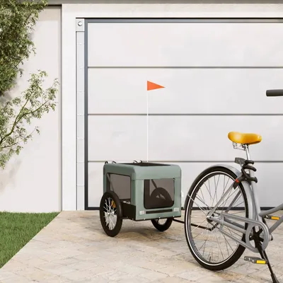 vidaXL remorque de vélo pour animaux de compagnie Fer vidaXL remorque de vélo pour animaux de compagnie Fer