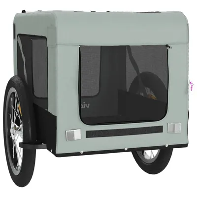 vidaXL remorque de vélo pour animaux de compagnie Fer vidaXL remorque de vélo pour animaux de compagnie Fer