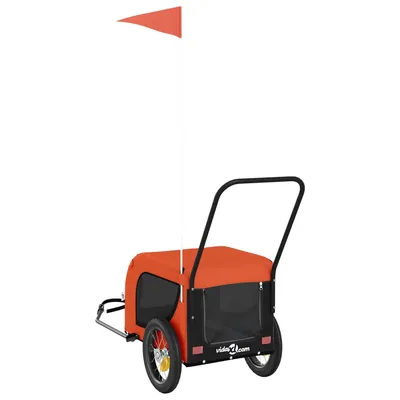 vidaXL remorque de vélo pour animaux de compagnie Fer vidaXL remorque de vélo pour animaux de compagnie Fer