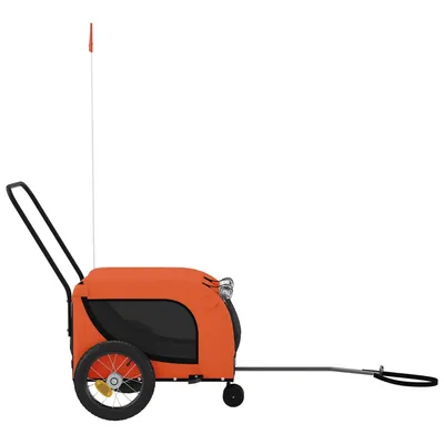 vidaXL remorque de vélo pour animaux de compagnie Fer vidaXL remorque de vélo pour animaux de compagnie Fer