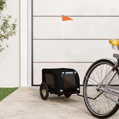 vidaXL remorque de vélo pour animaux de compagnie Fer vidaXL remorque de vélo pour animaux de compagnie Fer