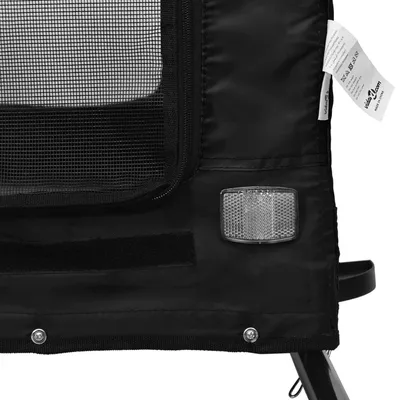 vidaXL remorque de vélo pour animaux de compagnie Fer vidaXL remorque de vélo pour animaux de compagnie Fer
