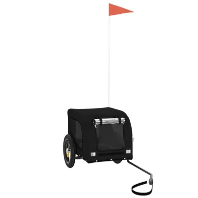 vidaXL remorque de vélo pour animaux de compagnie Fer