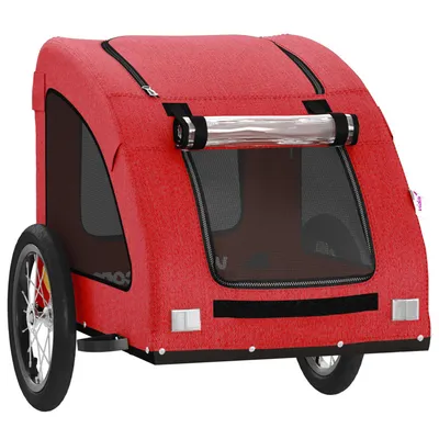 vidaXL remorque de vélo pour animaux de compagnie Fer vidaXL remorque de vélo pour animaux de compagnie Fer