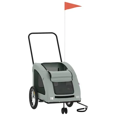 vidaXL Remorque de vélo pour chien Oxford