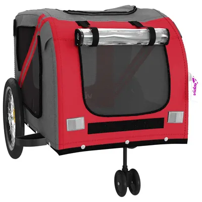 vidaXL remorque de vélo pour animaux de compagnie Fer vidaXL remorque de vélo pour animaux de compagnie Fer
