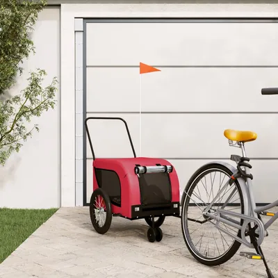 vidaXL Remorque de vélo pour chien Oxford