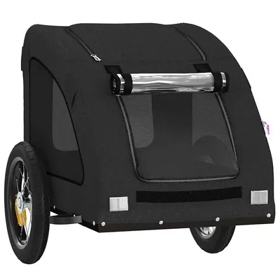 vidaXL remorque de vélo pour animaux de compagnie Fer vidaXL remorque de vélo pour animaux de compagnie Fer