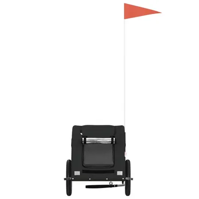 vidaXL remorque de vélo pour animaux de compagnie Fer