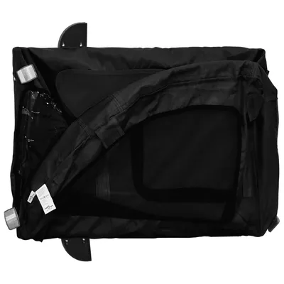 vidaXL remorque de vélo pour animaux de compagnie Fer