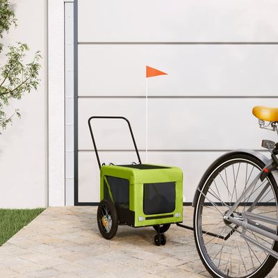 vidaXL remorque de vélo pour animaux de compagnie Fer