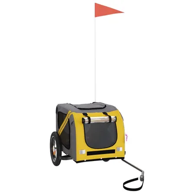 vidaXL remorque de vélo pour animaux de compagnie Fer