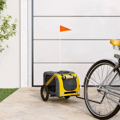 vidaXL Remorque de vélo pour chien Oxford