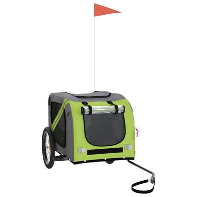 vidaXL remorque de vélo pour animaux de compagnie Fer