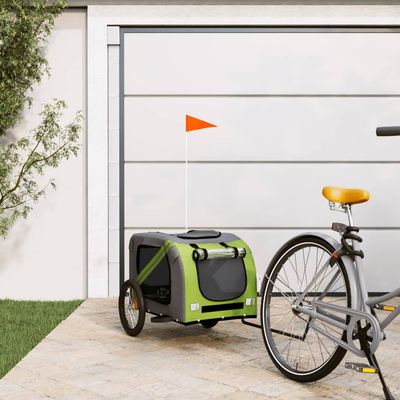vidaXL remorque de vélo pour animaux de compagnie Fer