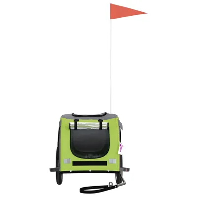 vidaXL remorque de vélo pour animaux de compagnie Fer