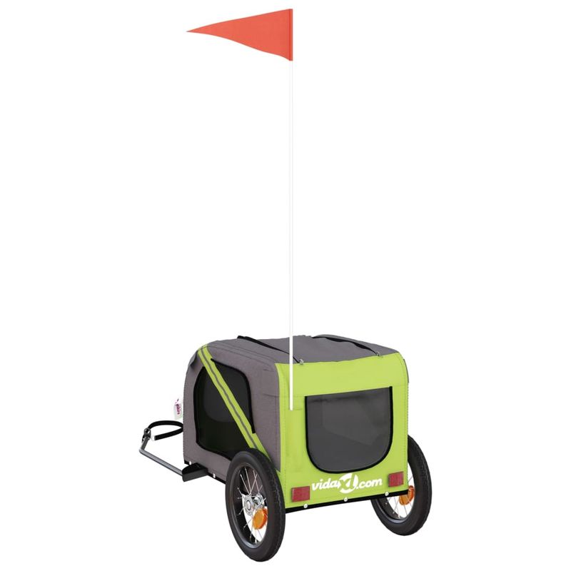 vidaXL remorque de vélo pour animaux de compagnie