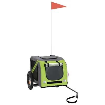 vidaXL remorque de vélo pour animaux de compagnie Fer