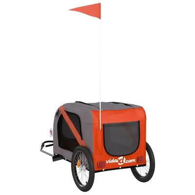 vidaXL remorque de vélo pour animaux de compagnie Fer vidaXL remorque de vélo pour animaux de compagnie Fer