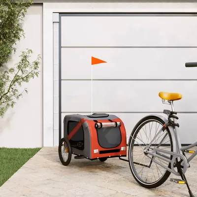 vidaXL remorque de vélo pour animaux de compagnie Fer vidaXL remorque de vélo pour animaux de compagnie Fer