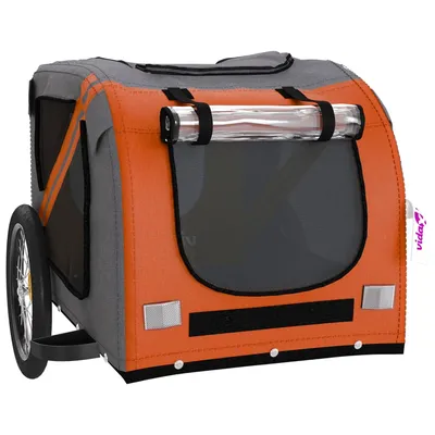 vidaXL remorque de vélo pour animaux de compagnie Fer vidaXL remorque de vélo pour animaux de compagnie Fer