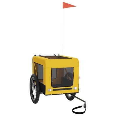 vidaXL remorque de vélo pour animaux de compagnie Fer