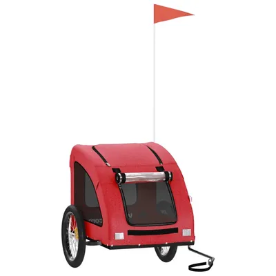 vidaXL Remorque de vélo pour chien Oxford