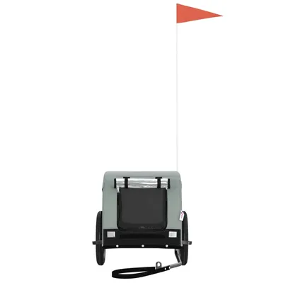 vidaXL remorque de vélo pour animaux de compagnie Fer