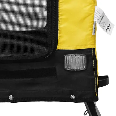vidaXL remorque de vélo pour animaux de compagnie Fer vidaXL remorque de vélo pour animaux de compagnie Fer