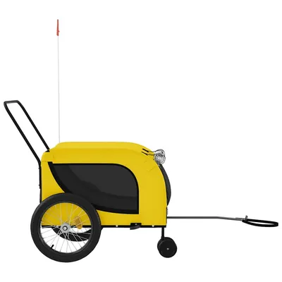 vidaXL remorque de vélo pour animaux de compagnie Fer vidaXL remorque de vélo pour animaux de compagnie Fer