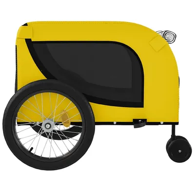 vidaXL remorque de vélo pour animaux de compagnie Fer vidaXL remorque de vélo pour animaux de compagnie Fer