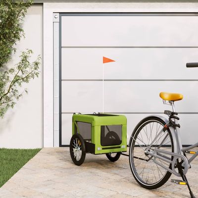 vidaXL remorque de vélo pour animaux de compagnie Fer