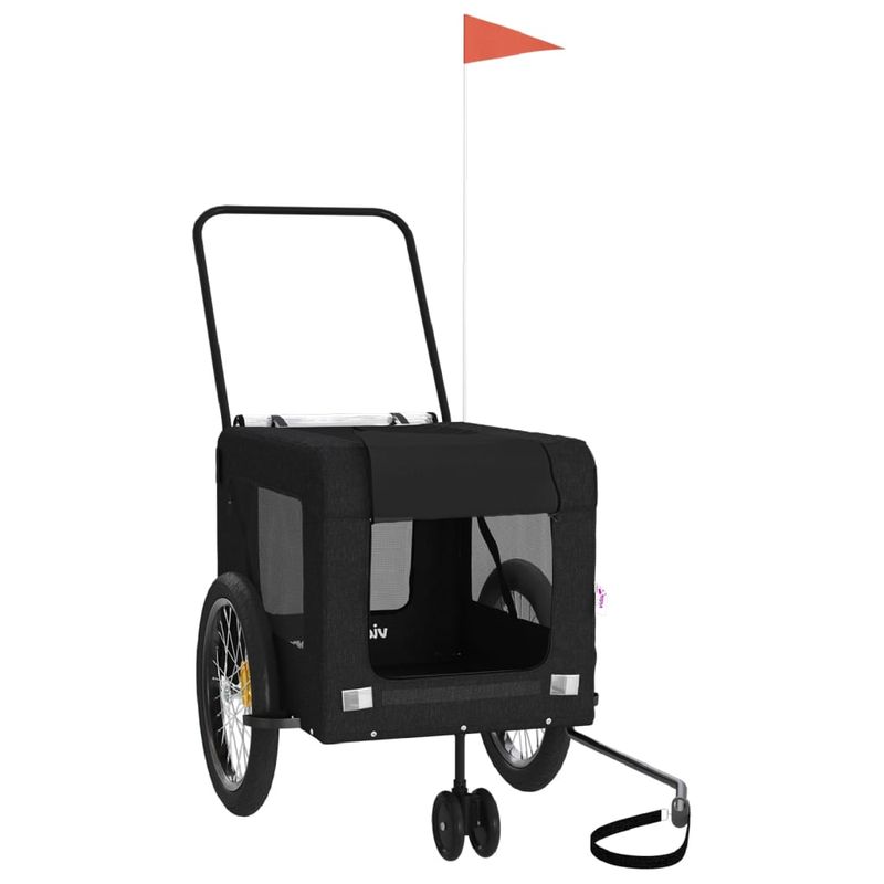 vidaXL remorque de vélo pour animaux de compagnie