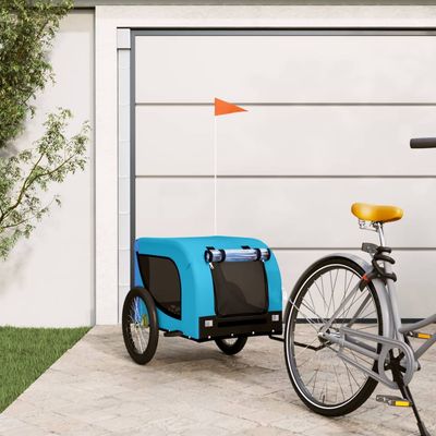 vidaXL remorque de vélo pour animaux de compagnie Fer