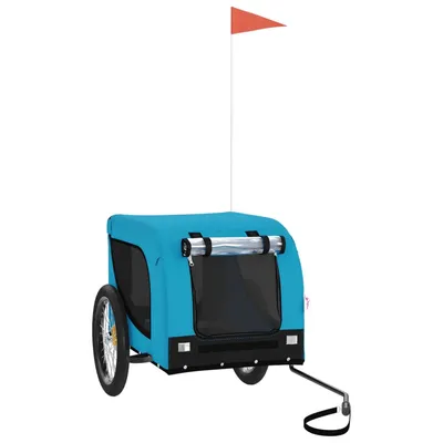 vidaXL remorque de vélo pour animaux de compagnie Fer