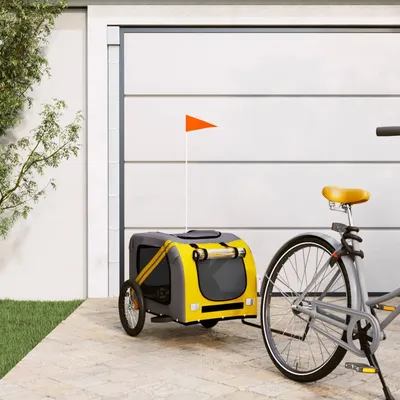 vidaXL Remorque de vélo pour chien Oxford