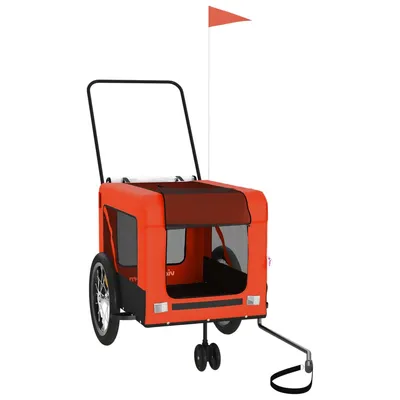 vidaXL Remorque de vélo pour chien Oxford