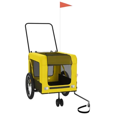 vidaXL Remorque de vélo pour chien Oxford