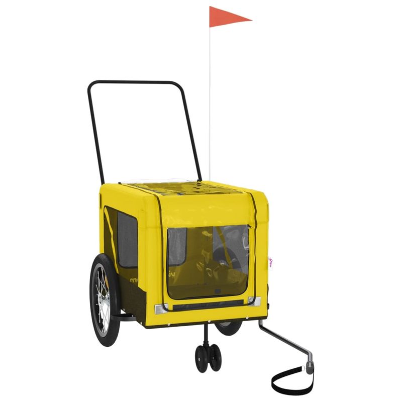 vidaXL remorque de vélo pour animaux de compagnie