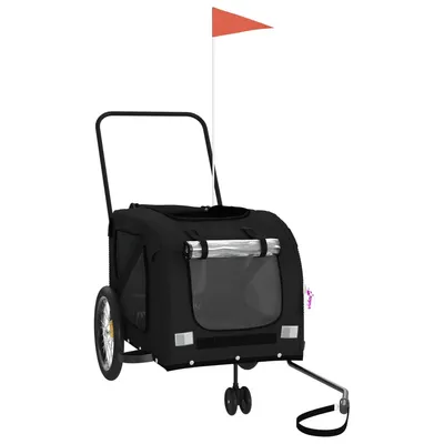 vidaXL Remorque de vélo pour chien Oxford