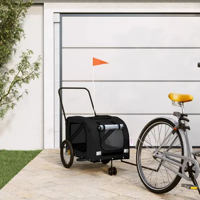 vidaXL Remorque de vélo pour chien Oxford